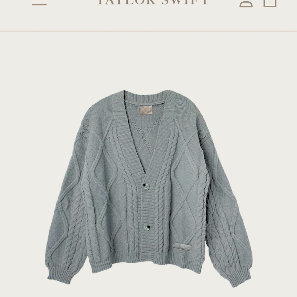 NWT THE TORTURED POETS DEPARTMENT Cardigan size M/L